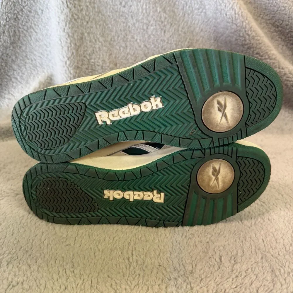 REEBOK Court Advance Sneakers Chalk/Dark Green White Mens 11 Shoes